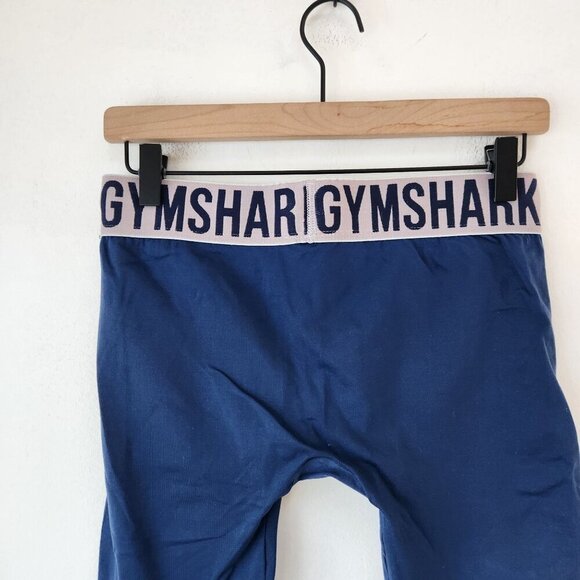 Gymshark Navy Blue Full Length Leggings Tights Activewear Pants Women's S - Picture 5 of 7